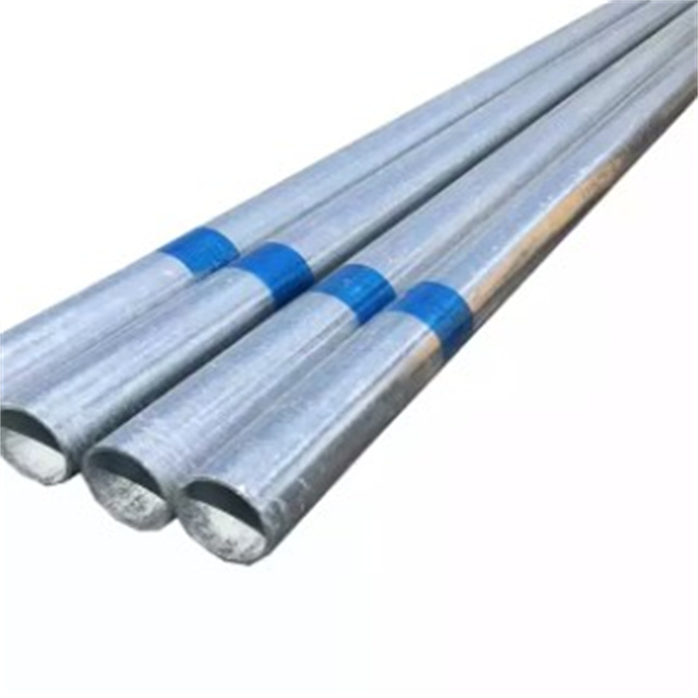 China ASTM A53 Gi Welded ERW Pipes Mild Low Carbon Round Galvanized Steel pipe