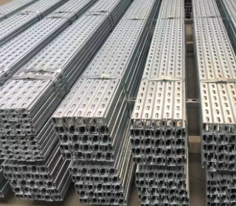 Galvanized steel c Profiles price list, cold formed galvanized steel channel steel profile